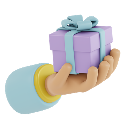 Give Gift Box  3D Icon