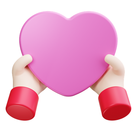 Give heart  3D Icon