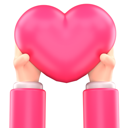 Give Love  3D Icon