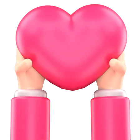 Give Love  3D Icon