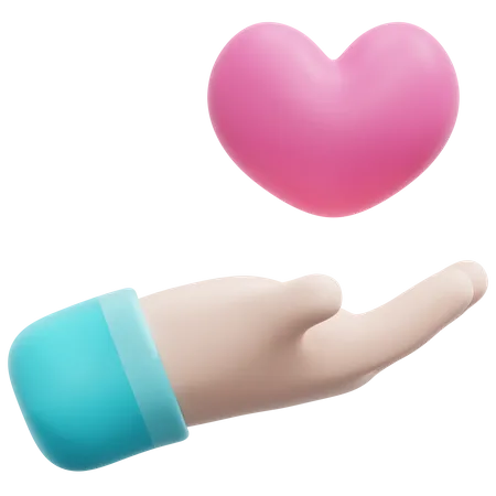 Give Love  3D Icon