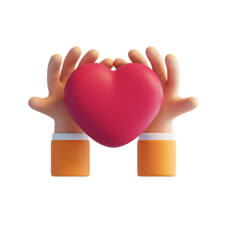 Give Love  3D Icon