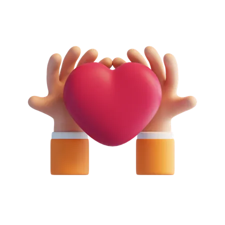 Give Love  3D Icon