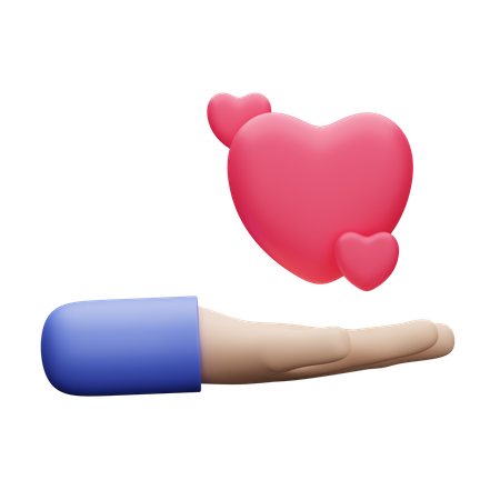 Give Love  3D Icon