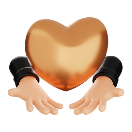 Give Love  3D Icon