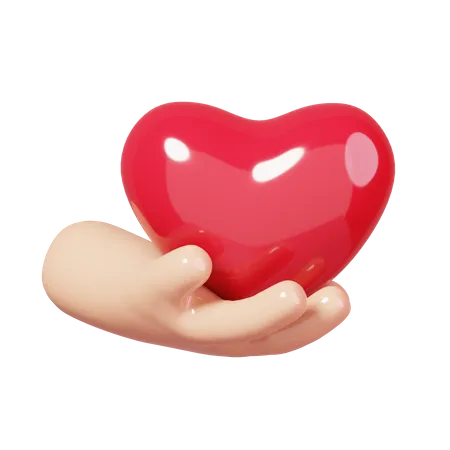 Give Love  3D Icon