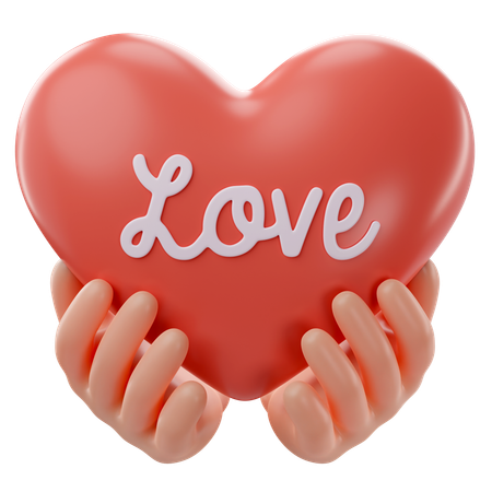 Give Love  3D Icon