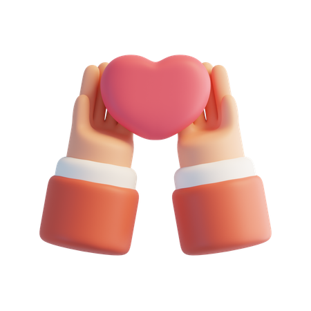 Give Love  3D Icon