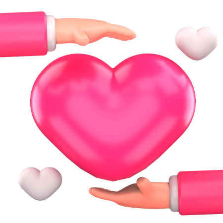 Give Love  3D Icon