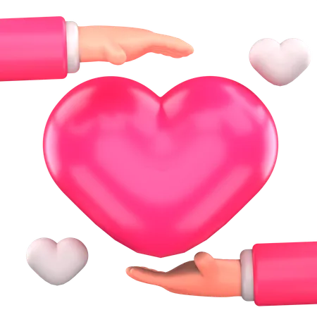 Give Love  3D Icon