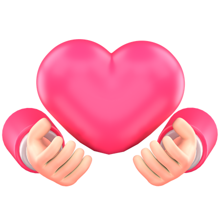 Give Love  3D Icon