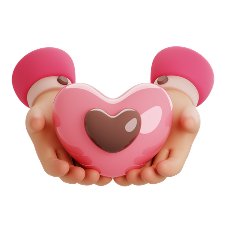 Give Love  3D Icon
