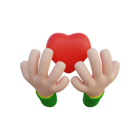 Give Love  3D Icon