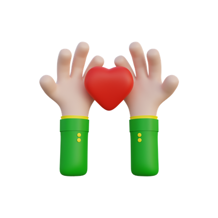 Give Love  3D Icon