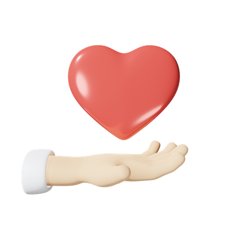 Give Love  3D Icon