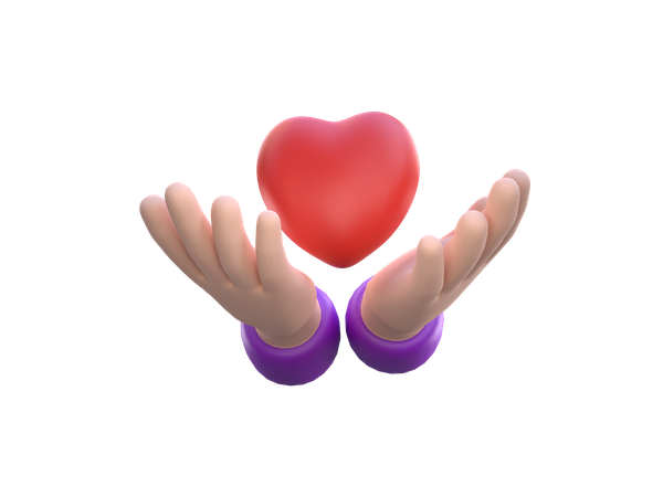 Give Love 3D Icon