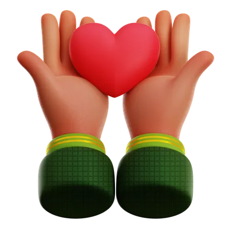 Give Love 3D Icon