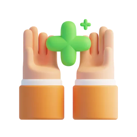 Give medical  3D Icon