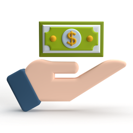 Give Money  3D Icon