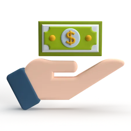 Give Money  3D Icon