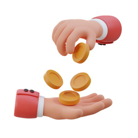 Give Money  3D Icon