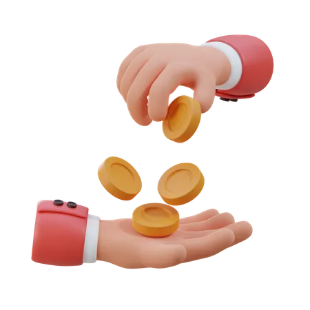 Give Money  3D Icon