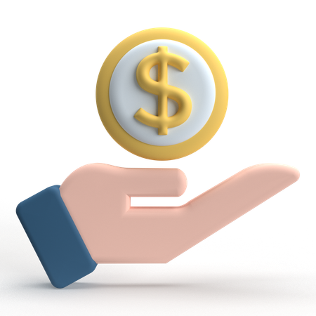 Give Money  3D Icon