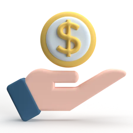 Give Money  3D Icon