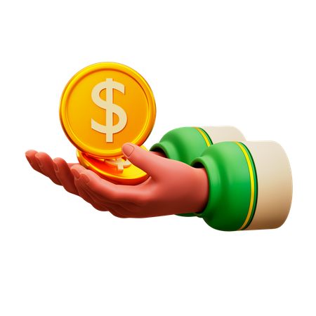 Give Money  3D Icon