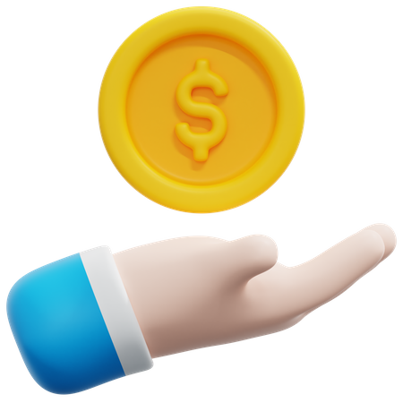 Give Money  3D Icon