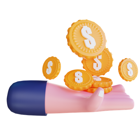Give Money  3D Icon