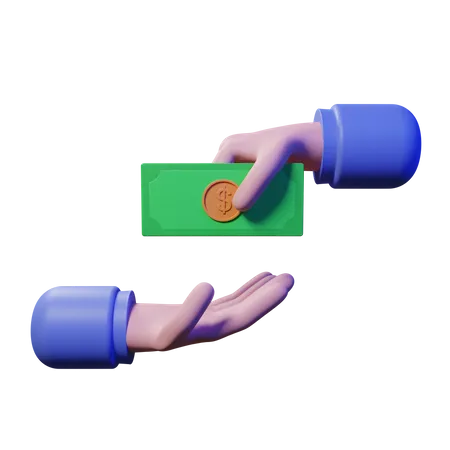 Loan 3 D Icon Render Isolated 3D Illustration