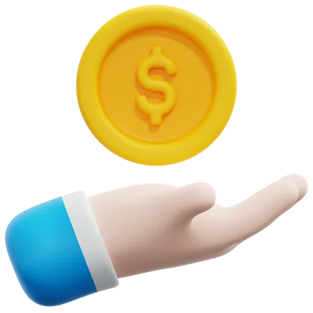 Give Money 3D Icon