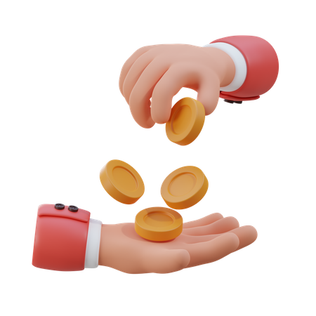 Give Money  3D Icon
