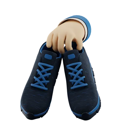 Give Shoes  3D Icon