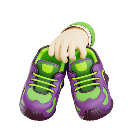 Give Shoes  3D Icon