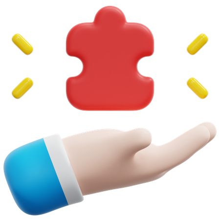 Give Solution  3D Icon