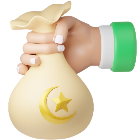 Give Zakat  3D Icon