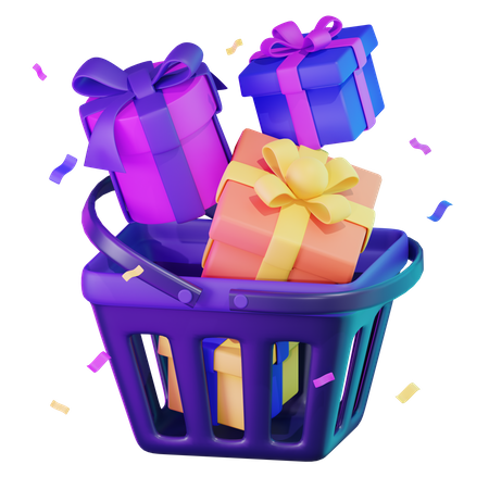 Giveaway Basket  3D Icon