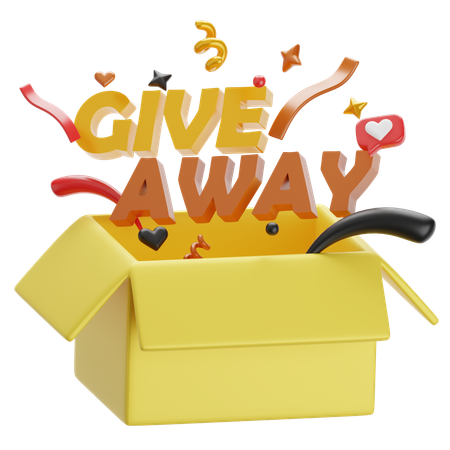 Giveaway Box  3D Icon