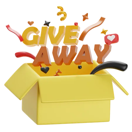 Giveaway Box  3D Icon