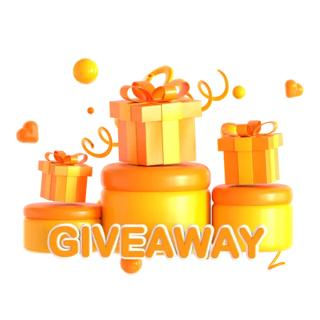 Giveaway Box  3D Icon