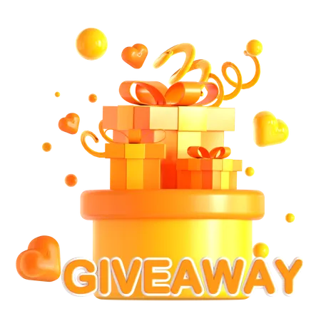 Giveaway Box  3D Icon