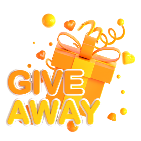 Giveaway Box  3D Icon