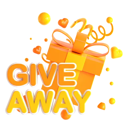 Giveaway Box  3D Icon