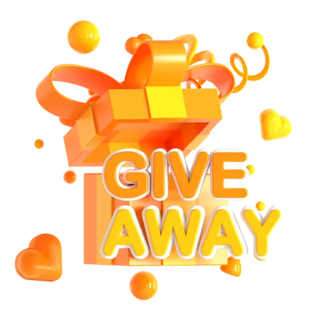 Giveaway Box  3D Icon