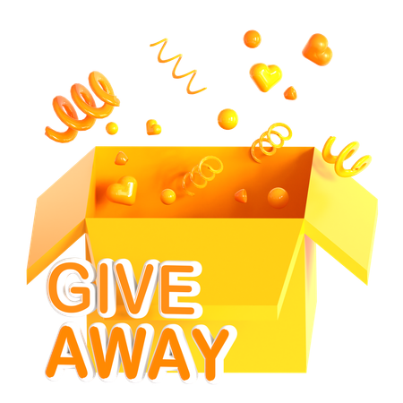 Giveaway Box  3D Icon