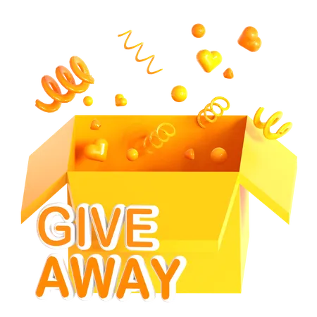 Giveaway Box  3D Icon
