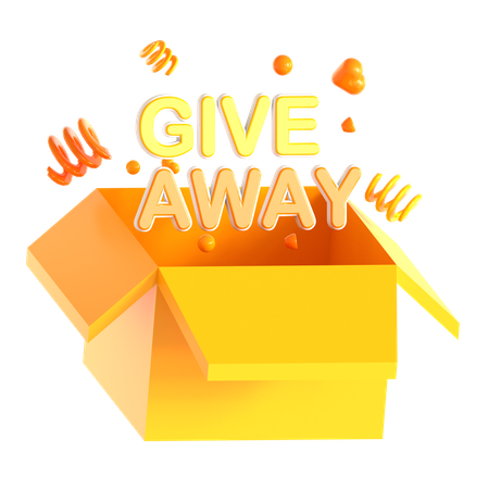 Giveaway Box  3D Icon