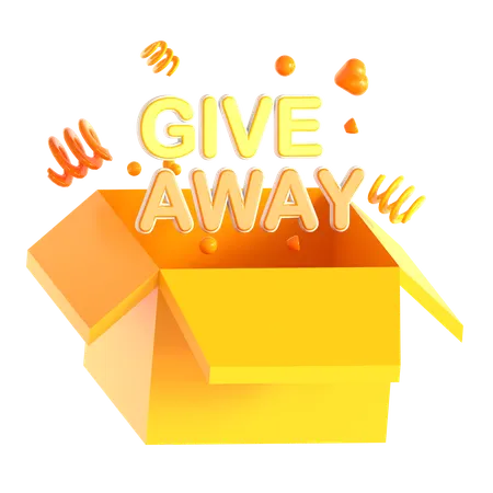 Giveaway Box  3D Icon
